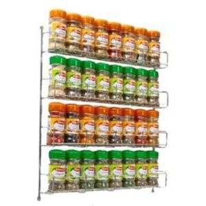 NEO 4 Tier Spice Rack - Chrome - Kitchen Storage NEO 4 Tier Spice Rack - Chrome - Kitchen Storage