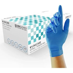 Unigloves Unicare GS0043 Nitrile Powder-Free Medical Examination Gloves - Medical Examination Gloves Unigloves Unicare GS0043 Nitrile Powder-Free Medical Examination Gloves - Medical Examination Gloves