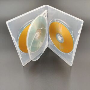 UC Media 100 X 4 Way Clear 27mm CD/DVD Case Holds 2 Discs UC Media 100 X 4 Way Clear 27mm CD/DVD Case Holds 2 Discs