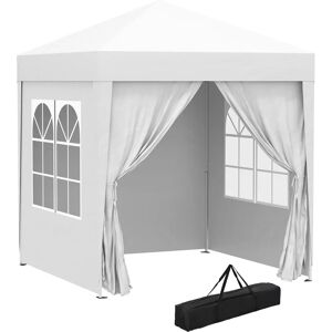 Outsunny 2x2m Waterproof Pop Up Gazebo - White - Event Tent Outsunny 2x2m Waterproof Pop Up Gazebo - White - Event Tent