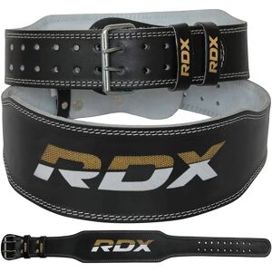 Ceinture de Musculation RDX - Noir et Or - Cuir Premium 4'' - Publicité Ceinture de Musculation RDX - Noir et Or - Cuir Premium 4'' - Publicité