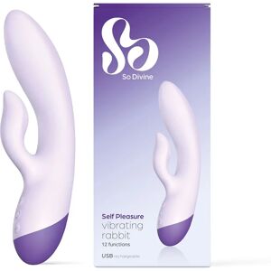 So Divine Self Pleasure Rechargeable Rabbit Vibrator - Vibrator So Divine Self Pleasure Rechargeable Rabbit Vibrator - Vibrator