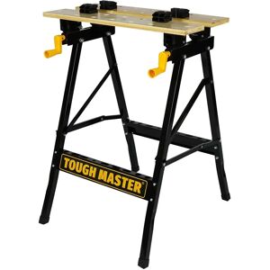 Tough Master Workbench - Heavy Duty Bamboo Foldable Table - 220lbs Tough Master Workbench - Heavy Duty Bamboo Foldable Table - 220lbs