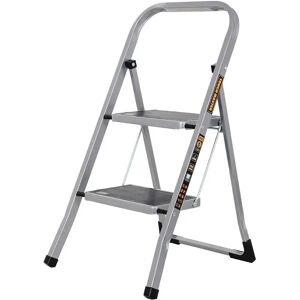 Tough Master 2-Step Ladder - Steel, Non-Slip, Foldable - Home & Pro Tough Master 2-Step Ladder - Steel, Non-Slip, Foldable - Home & Pro