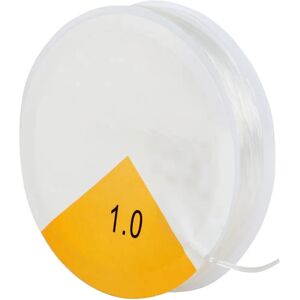 TRIXES 8m Bobina Transparente 1mm Fio Elástico - Joias & Decoração de Casa TRIXES 8m Bobina Transparente 1mm Fio Elástico - Joias & Decoração de Casa