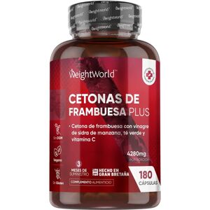 WeightWorld Chetoni di Lampone Plus 3200mg - Supporto Dieta WeightWorld Chetoni di Lampone Plus 3200mg - Supporto Dieta