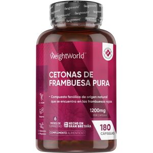 WeightWorld Chetoni di lampone - 6 mesi - 180 capsule - Supporto keto WeightWorld Chetoni di lampone - 6 mesi - 180 capsule - Supporto keto