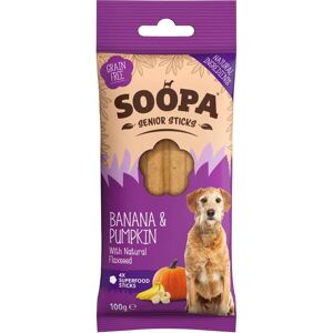 Soopa Senior Dental Sticks Banana Pumpkin & Flaxseed - Dog Treats Soopa Senior Dental Sticks Banana Pumpkin & Flaxseed - Dog Treats
