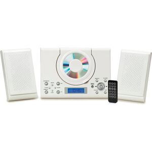 Grouptronics White CD Player Radio - 20 Track Programmable Grouptronics White CD Player Radio - 20 Track Programmable