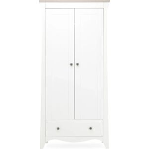 CuddleCo Clara 2 Door Double Wardrobe - Driftwood Ash CuddleCo Clara 2 Door Double Wardrobe - Driftwood Ash