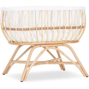 CuddleCo Aria Rattan Crib - Natural CuddleCo Aria Rattan Crib - Natural