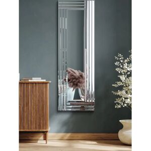 Silver All Glass Full Length Wall Mirror - Wall Mirror Silver All Glass Full Length Wall Mirror - Wall Mirror