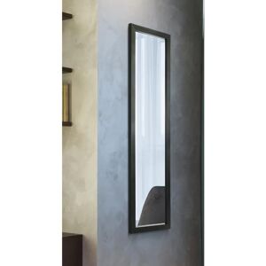 Black Large Mirror - Full Length Wall Decor - 130cm x 38cm Black Large Mirror - Full Length Wall Decor - 130cm x 38cm