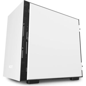 Carcasă Mini ITX NZXT H210 - Negru, Alb, Sticlă temperată, USB-C Carcasă Mini ITX NZXT H210 - Negru, Alb, Sticlă temperată, USB-C