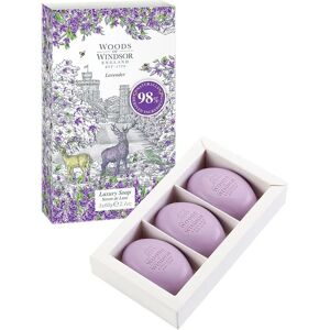 Woods of Windsor Lavender Luxury Soap - 3 x 2.1 oz Fine English Soap Woods of Windsor Lavender Luxury Soap - 3 x 2.1 oz Fine English Soap