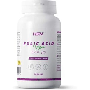 HSN Ácido Fólico 800μg - Cápsulas Veganas - Suplemento Dietético HSN Ácido Fólico 800μg - Cápsulas Veganas - Suplemento Dietético