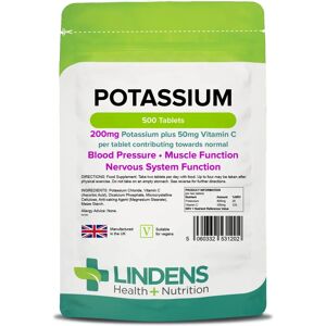 Lindens Potassium 200mg Tablets - Dietary Supplement Lindens Potassium 200mg Tablets - Dietary Supplement