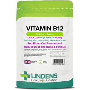 Lindens Vitamin B12 1000mcg Sublingual Tablets - Vitamins & Supplements Lindens Vitamin B12 1000mcg Sublingual Tablets - Vitamins & Supplements