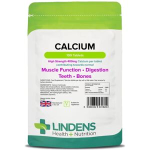 Lindens Calcium 400mg Tablets - Vitamins and Supplements Lindens Calcium 400mg Tablets - Vitamins and Supplements