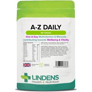 Lindens Multivitamins A-Z Daily - 90 Tablets Lindens Multivitamins A-Z Daily - 90 Tablets