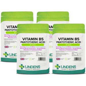 Lindens Vitamin B5 500mg Tablets - Vitamins Lindens Vitamin B5 500mg Tablets - Vitamins