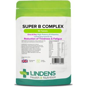 Lindens Super Vitamin B Complex - 90 Tablets - Vitamins & Supplements Lindens Super Vitamin B Complex - 90 Tablets - Vitamins & Supplements