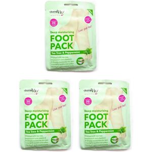 Derma V10 Deep Moisturising Foot Pack with Tea Tree & Peppermint - Foot Care Derma V10 Deep Moisturising Foot Pack with Tea Tree & Peppermint - Foot Care