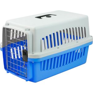 KCT Portable Plastic Carrier - Blue - Medium - Pet Carrier KCT Portable Plastic Carrier - Blue - Medium - Pet Carrier