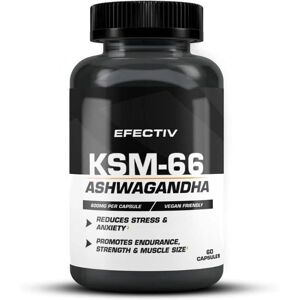 Efectiv Nutrition KSM-66 Ashwagandha - 60 caps - Supplement Efectiv Nutrition KSM-66 Ashwagandha - 60 caps - Supplement