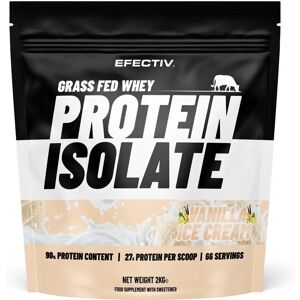 Efectiv Nutrition Grass Fed Whey Protein Isolate Vanilla Ice Cream - 2000g Efectiv Nutrition Grass Fed Whey Protein Isolate Vanilla Ice Cream - 2000g