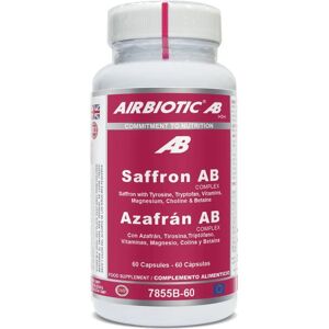 Airbiotic Azafrán AB Complejo - Apoya la función psicológica, 30 mg de azafrán, vitaminas Airbiotic Azafrán AB Complejo - Apoya la función psicológica, 30 mg de azafrán, vitaminas