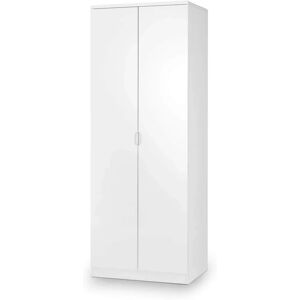 Julian Bowen Manhattan White High Gloss Wardrobe Julian Bowen Manhattan White High Gloss Wardrobe