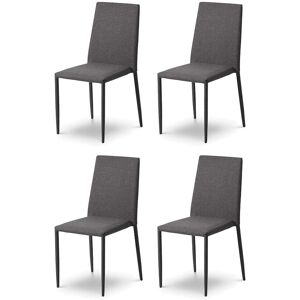 Julian Bowen Jazz Grey Fabric Dining Chair - Chair Julian Bowen Jazz Grey Fabric Dining Chair - Chair