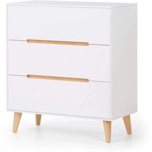 Alicia 3 Drawer Chest - Retro Scandinavian Style Alicia 3 Drawer Chest - Retro Scandinavian Style