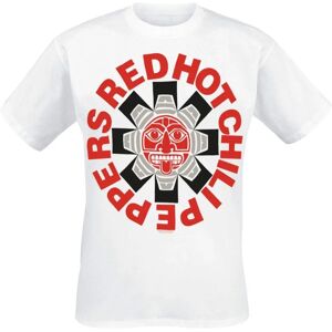 Red Hot Chili Peppers Aztec Band Logo T-Shirt Vit XXL - T-Shirt Red Hot Chili Peppers Aztec Band Logo T-Shirt Vit XXL - T-Shirt