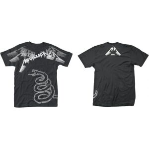 Metallica Black Album Faded All Over Black XL - T-Shirt Metallica Black Album Faded All Over Black XL - T-Shirt