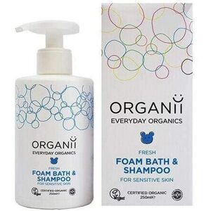 ORGANii Organic Sensitive Skin Foam Bath & Shampoo - 250ml ORGANii Organic Sensitive Skin Foam Bath & Shampoo - 250ml