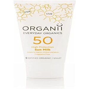 Organii Sun Milk SPF50 125ml - Sun Protection Organii Sun Milk SPF50 125ml - Sun Protection
