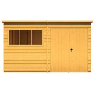 Shire Ranger 12x10 Premium Pent Shed with Double Doors Shire Ranger 12x10 Premium Pent Shed with Double Doors