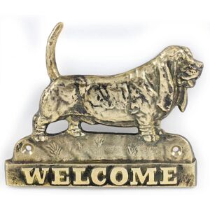 Art-Dog - Welcome - Latón - Pulido - Door Sign Art-Dog - Welcome - Latón - Pulido - Door Sign