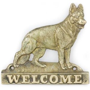 Art-Dog Welcome Plaque - Pastor Alemán - Placa de Puerta Art-Dog Welcome Plaque - Pastor Alemán - Placa de Puerta
