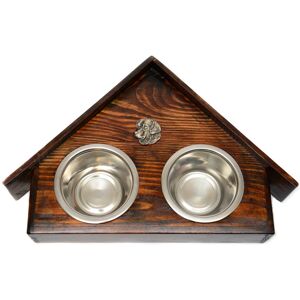 Art-Dog - Golden Retriever - madera - Dog bowl stand Art-Dog - Golden Retriever - madera - Dog bowl stand