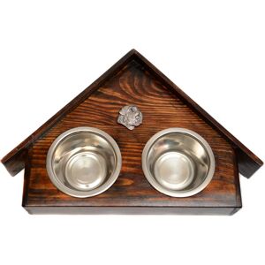 Art-Dog - BouvierDesFlandresWoodenStand - Stoi nal House - Stojak na karmę psa Art-Dog - BouvierDesFlandresWoodenStand - Stoi nal House - Stojak na karmę psa