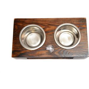 Art-Dog - Dwa Miski - Drewniane - 2x2.8L - Dog Bowl Stand Art-Dog - Dwa Miski - Drewniane - 2x2.8L - Dog Bowl Stand