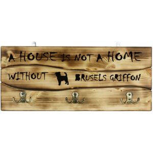 Art-Dog - Griffon Bruxellois - pino - rústico - Wall hanger Art-Dog - Griffon Bruxellois - pino - rústico - Wall hanger