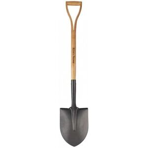 Kent & Stowe Carbon Steel Round Nosed Shovel - Shovel Kent & Stowe Carbon Steel Round Nosed Shovel - Shovel