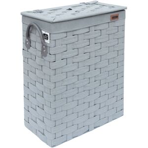 EHC Slimline Laundry Linen Basket Bin Bathroom Storage Hamper Basket with Lid - Laundry Basket EHC Slimline Laundry Linen Basket Bin Bathroom Storage Hamper Basket with Lid - Laundry Basket