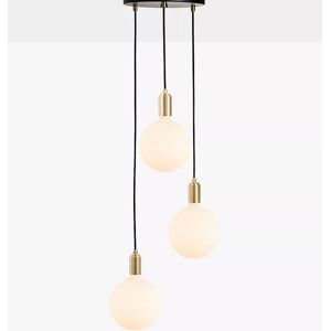 Tala Brass Triple Pendant Ceiling Light - Adjustable Height - Modern Tala Brass Triple Pendant Ceiling Light - Adjustable Height - Modern