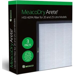 Meaco Arete 20L/25L HEPA Filters, Pack of 3 - HEPA Filter Meaco Arete 20L/25L HEPA Filters, Pack of 3 - HEPA Filter