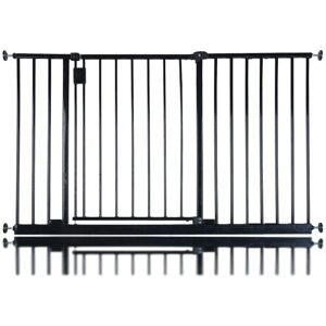 Safetots - Extra Wide Hallway - Black - 121.8cm-127.8cm - Baby Gate Safetots - Extra Wide Hallway - Black - 121.8cm-127.8cm - Baby Gate